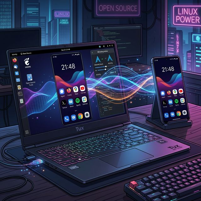 Linux Phone Mirroring